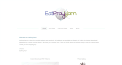 Desktop Screenshot of eatprayyarn.com