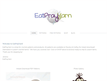 Tablet Screenshot of eatprayyarn.com